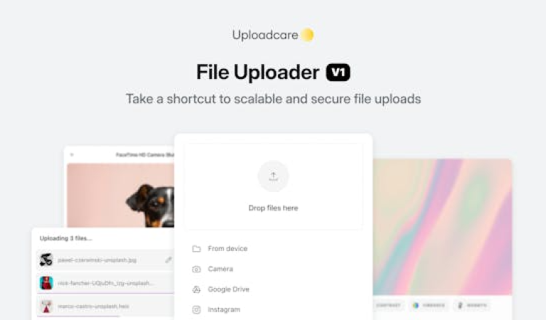 uploadcare file uploader