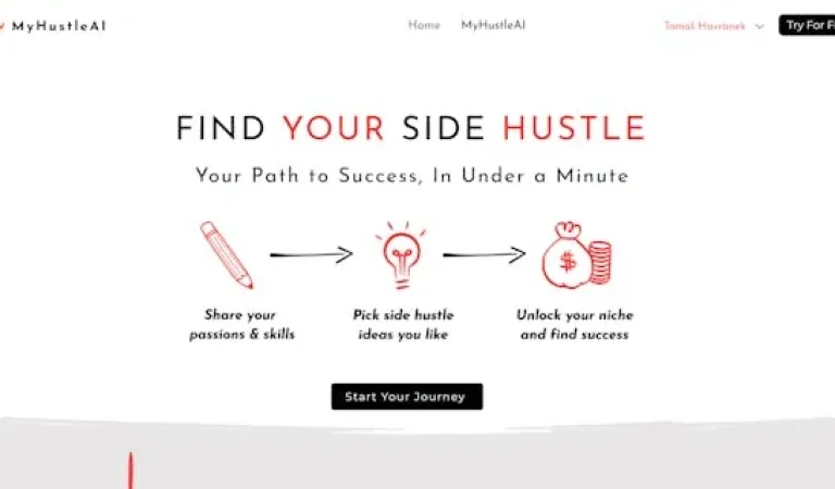 MyHustleAI Fresh AI Tools Website