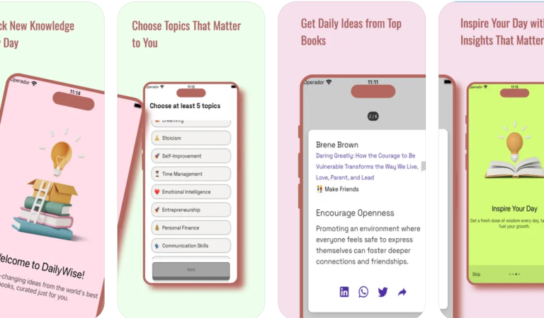 DailyWise IOS App